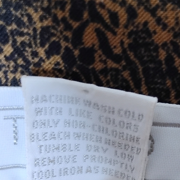 Studio C Leopard Print Jacket 24W | Zip Front Vintage Y2K Statement Fall Party - Picture 9 of 9